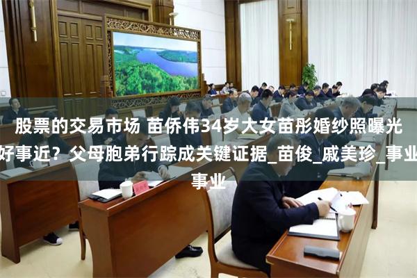 股票的交易市场 苗侨伟34岁大女苗彤婚纱照曝光好事近？父母胞弟行踪成关键证据_苗俊_戚美珍_事业